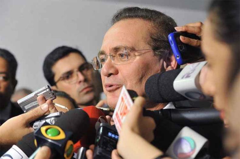 Para Renan Calheiros, o governo federal precisa dar eficincia ao gasto pblico(foto: Jane de Arajo/Agncia Senado)