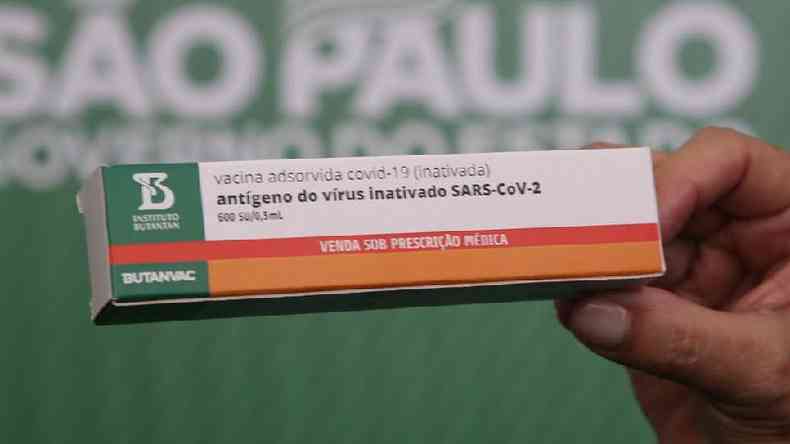 Vacina 100% brasileira: Instituto prev fazer testes clnicos da Butanvac com seres humanos em apenas trs meses e disponibilizar 40 milhes de doses a partir de julho.(foto: Governo de SP)