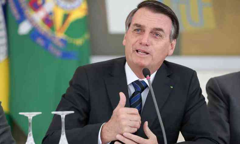 Presidente Jair Bolsonaro foi acusado por Sergio Moro de tentar interferir no comando da PF(foto: Marcos Corra/PR)