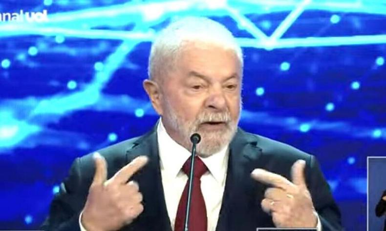 Lula no debate da Band 