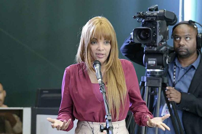 Flordelis em programa de TV