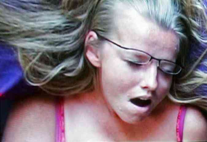 Recorte de tela exposta em 2007 na Amora Sex Acadamy, em Londres, mostra manifestao de um orgasmo feminino (foto: AFP PHOTO/CARL DE SOUZA)