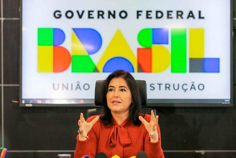  a ministra do Planejamento e Or�amento, Simone Tebet
