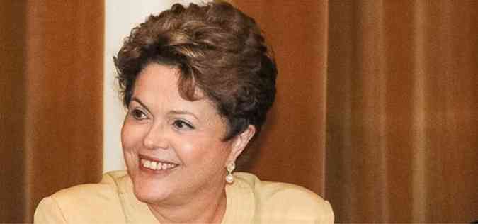 Dilma esteve na capital gacha para assinar os contratos de construo das plataformas P-75 e P-77 nos estaleiros da cidade do Rio Grande, na zona sul do Estado(foto: Roberto Stuckert Filho/PR)