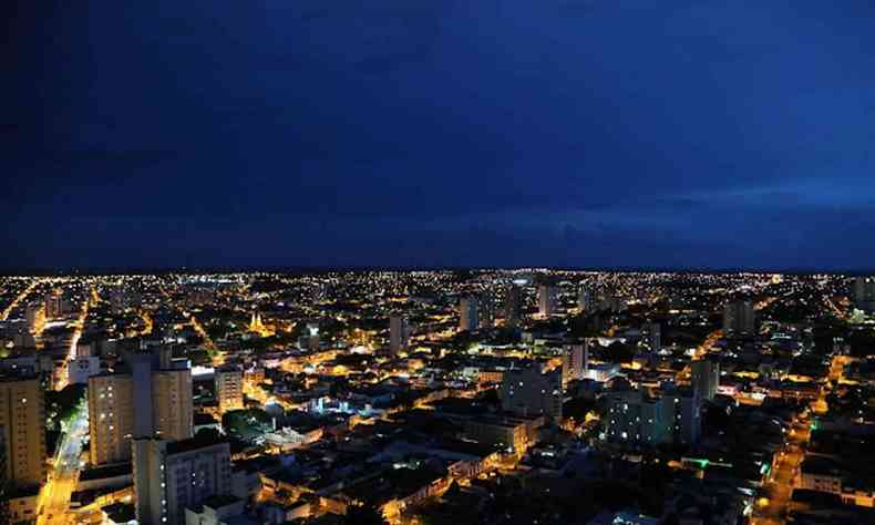 Vista da cidade de Uberaba