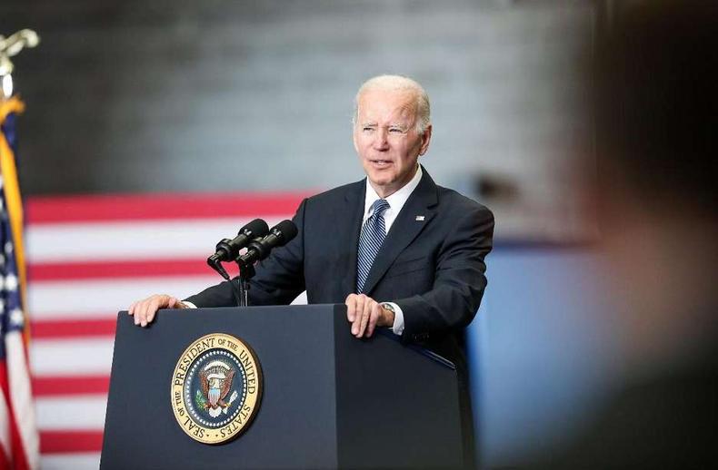 Biden em discurso