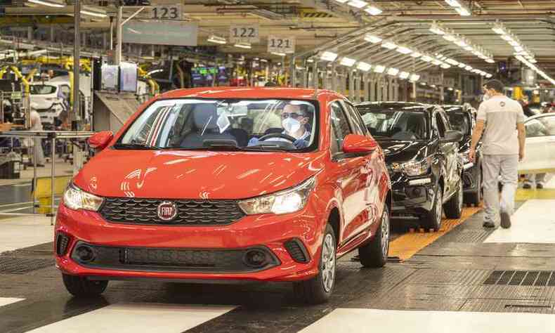 A Fiat projeta queda de 40% nas vendas em 2020 em comparao com 2019(foto: Leo Lira/Divulgao FCA)