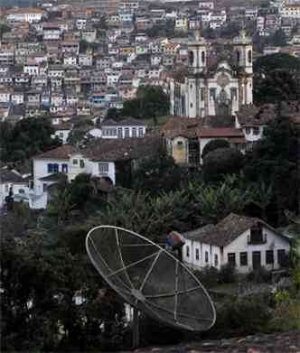 Ouro Preto tem relquias seculares cercadas por ocupao desordenada e construes irregulares(foto: Maria Tereza Correia/EM/D.A Press)
