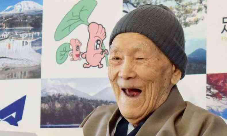  Masazo Nonaka, o homem mais velho do mundo (foto: Jiji Press/AFP)