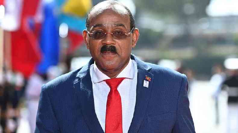 Primeiro-ministro Gaston Browne