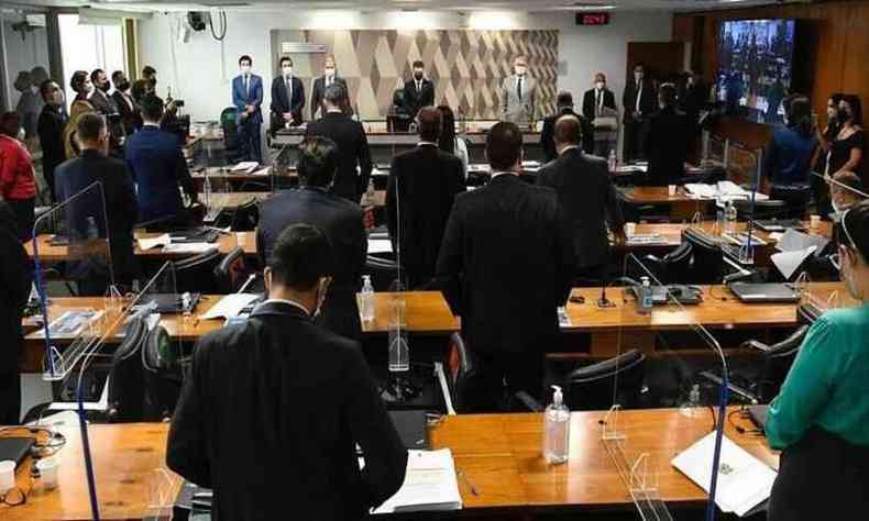 Conduzida pelo Senado Federal, CPI da COVID-19  bem avaliada por brasileiros(foto: Jefferson Rudy/Agncia Senado)