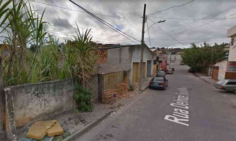 Corpo da vtima foi achado em lote vago prximo ao cruzamento com a Avenida Vilarinho(foto: Reproduo da internet/Google Maps)