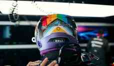 Por que Lewis Hamilton usou capacete de arco-ris no GP de Miami?