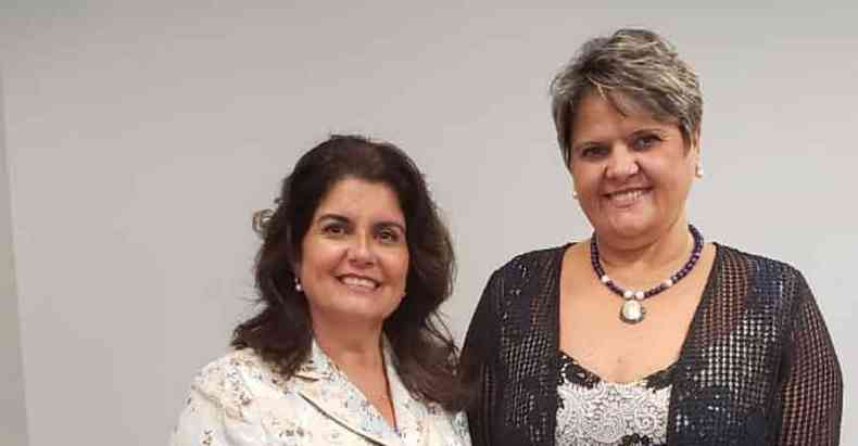 Maria Celeste Morais Guimares e Karin de Lima Emmerich Mendona tomam posse como presidente e vice da Associao Brasileira de Mulheres de Carreira Jurdica de MG(foto: TJMG/Divulgao)