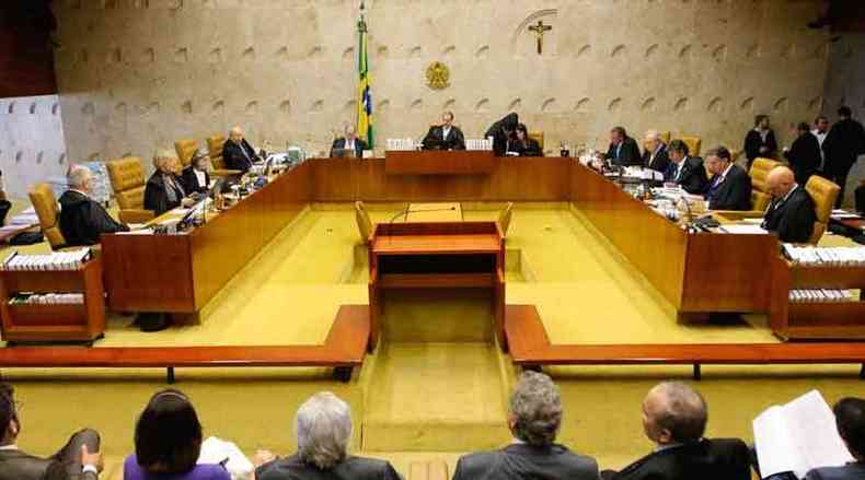 Julgamento no plenrio do Supremo ser retomado em 6 ou 7 de novembro e deve ser decidido pelo voto do presidente da corte, Dias Toffoli.(foto: Fbio Rodrigues Pozzebom/ABR)
