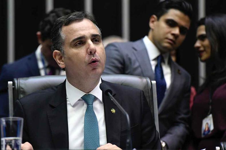Rodrigo Pacheo disse que as instituições estão ''mais do que nuca'' fortalecidas e unidas em defesa da democracia(foto: Jefferson Rudy/Agência Senado) Rodrigo Pacheo disse que as instituições estão ''mais do que nuca'' fortalecidas e unidas em defesa da democracia