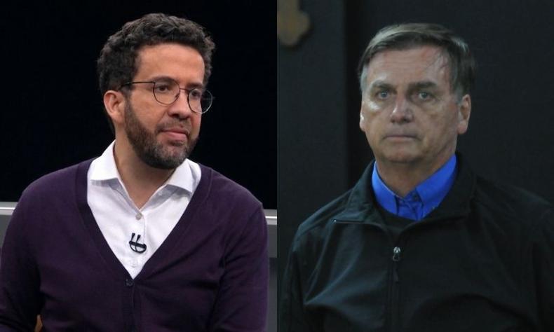 Montagem: Andr Janones (Avante) e Jair Bolsonaro (PL)