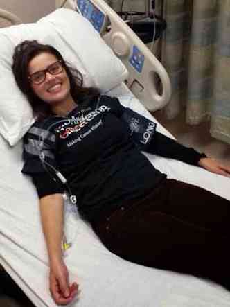 Camila Rohlfs faz tentativa com imunoterapia(foto: ARQUIVO PESSOAL )