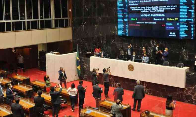 Plenário da Assembleia Legislativa de Minas Gerais (ALMG)