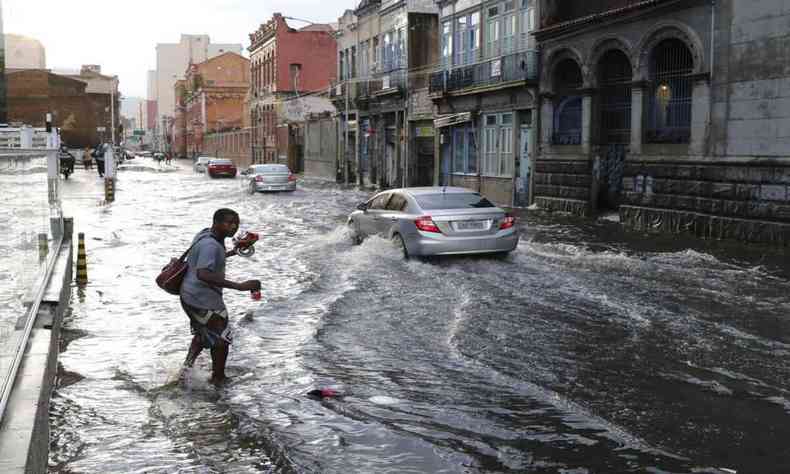 chuva no Rio de Janeiro