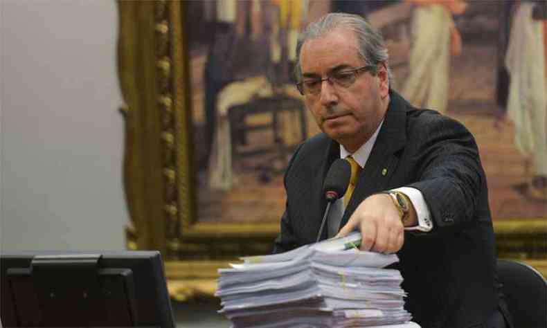 Cunha foi sentenciado a 14 anos e seis meses de priso pelo Tribunal Regional Federal da 4 Regio (TRF-4)(foto: Jos Cruz/Agncia Brasil)
