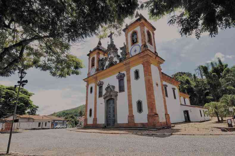 Igreja Nossa Senhora do Carmo, uma das relquias do Barroco mineiro(foto: Beto Novaes/EM/D.A Press)