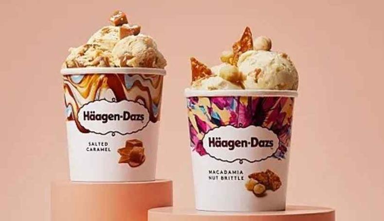 Sorvetes Häagen-Dazs são recolhidos, de acordo com a Anvisa(foto: Divulgação) Sorvete Häagen-Dazs