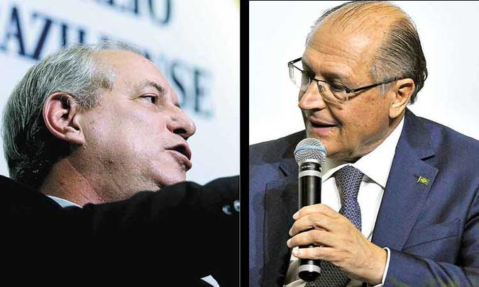 Empatados em terceiro lugar na disputa pelo Palácio do Planalto, Ciro Gomes (PDT) e Geraldo Alckmin (PSDB) saem em vantagem nas negociações para formação de chapa(foto: Luiz Nova/Esp. CB/D.A News e Minervino Júnior/CB/D.A Press) Empatados em terceiro lugar na disputa pelo Palácio do Planalto, Ciro Gomes (PDT) e Geraldo Alckmin (PSDB) saem em vantagem nas negociações para formação de chapa(foto: Luiz Nova/Esp. CB/D.A News e Minervino Júnior/CB/D.A Press)