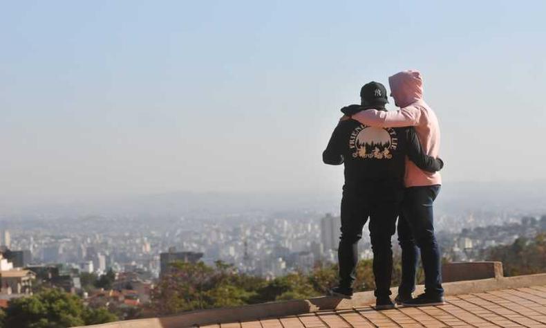cu claro em Belo Horizonte na manh de sbado