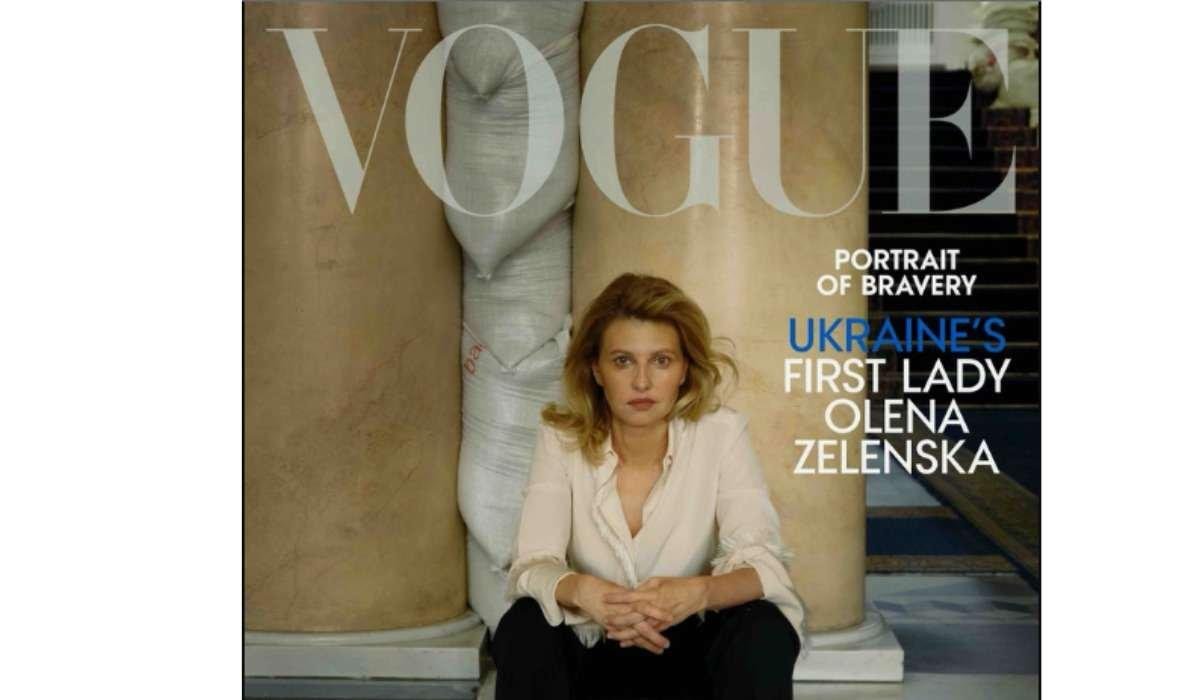 Primeira-dama ucraniana estampa capa da Vogue - Internacional