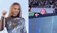 Madonna vai a show de Beyonc� e � homenageada