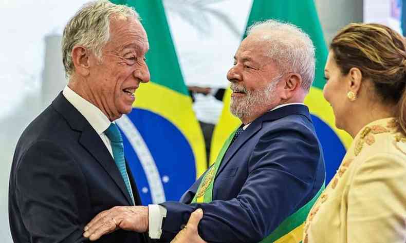Lula e Marcelo Rebelo de Sousa