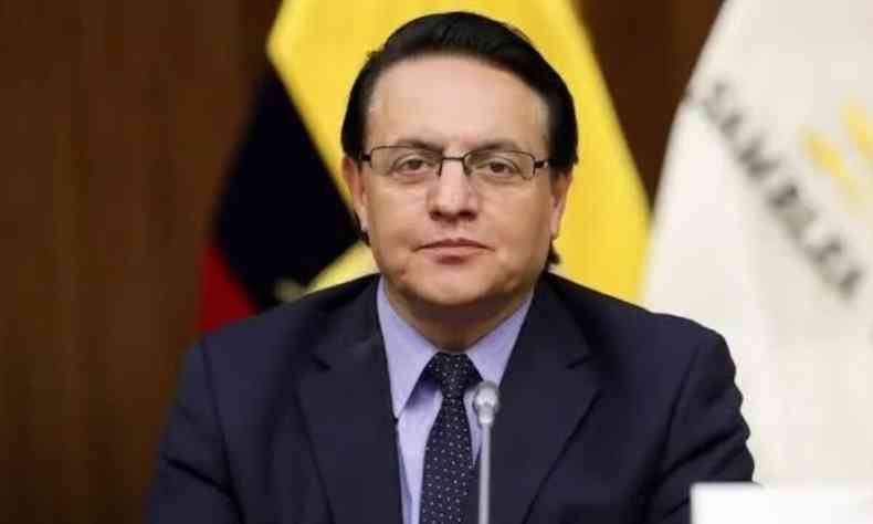 O candidato presidencial equatoriano Fernando Villavicencio 