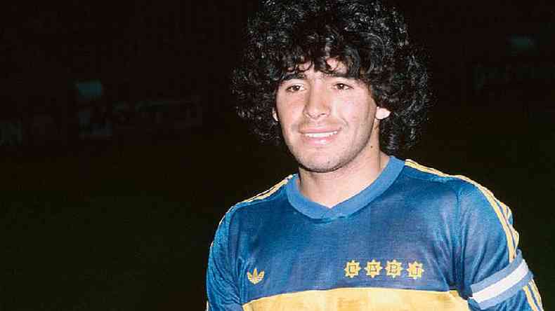 Maradona declarou seu amor pela camisa do Boca Juniors(foto: Getty Images)