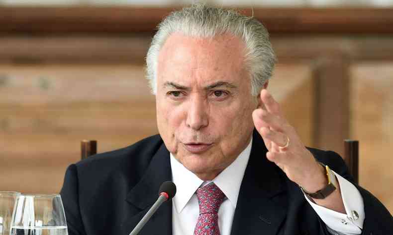 O presidente Michel Temer(foto: AFP / EVARISTO SA )