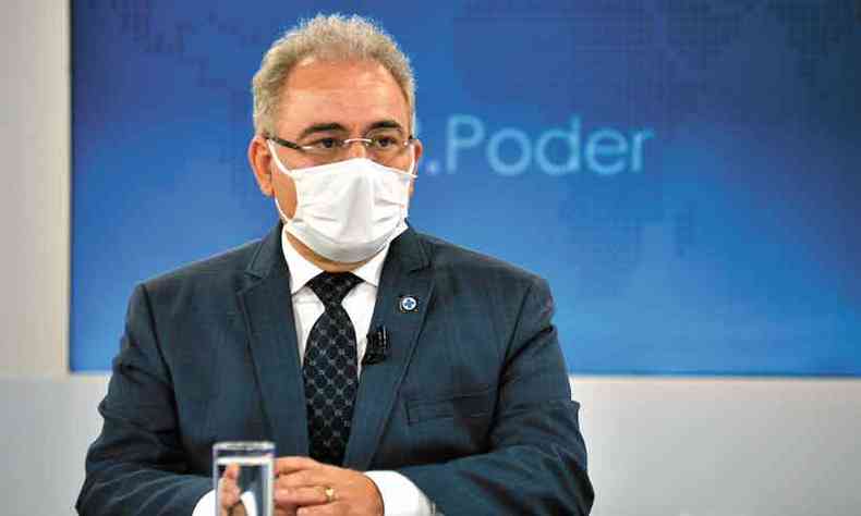 Marcelo Queiroga prestar o segundo depoimento na CPI que investiga aes do governo federal no combate  pandemia(foto: ED ALVES/CB/D.A.PRESS - 4/6/21)