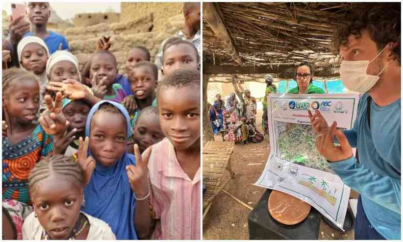 imagens de crianas e professores em Mali 