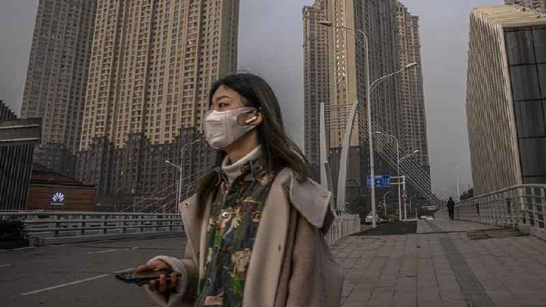 Emiss�es de poluentes foram drasticamente reduzidas no in�cio da pandemia(foto: EPA)