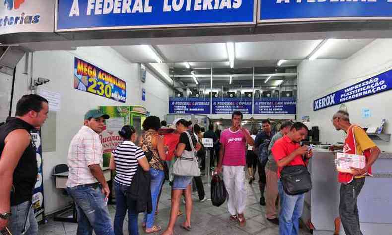 Mega-Sena pode pagar R$ 40 milhes nesta quarta-feira (foto: Alexandre Guzanshe/EM)