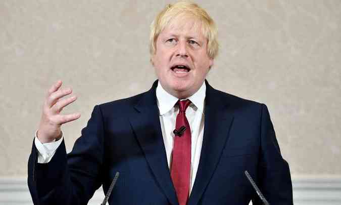 Boris Johnson anunciou nesta quinta-feira que no ser candidato a suceder David Cameron  frente do governo e do Partido Conservador(foto: AFP / LEON NEAL )