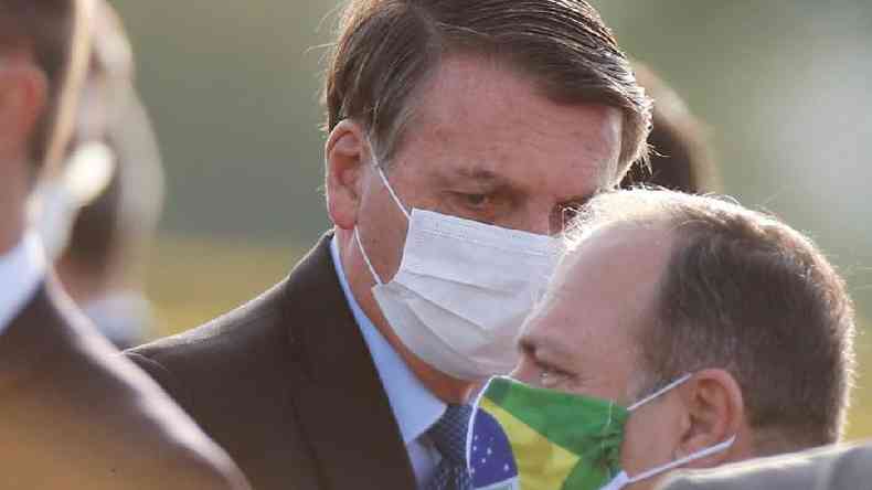 Bolsonaro em foto de junho; o presidente anunciou que fez novos exames para covid-19(foto: REUTERS/Adriano Machado)