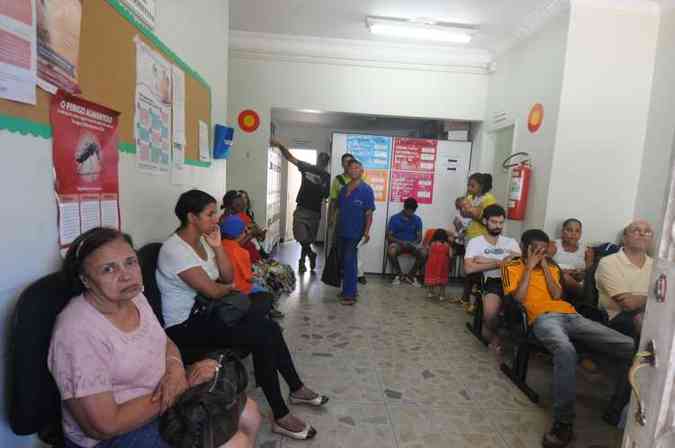 Aumento no nmero de casos das doenas provoca lotao nos hospitais de BH(foto: Cristina Horta/EM/D.A Press)