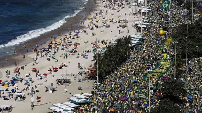 Protestos no Rio, neste domingo