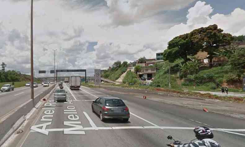 Acidente ocorreu no Anel Rodovirio, sentido Rio de Janeiro(foto: Google Street View/Reproduo)
