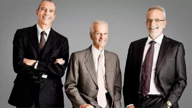 Carlos Alberto Sicupira, Jorge Paulo Lemann e Marcel Herrmann Telles