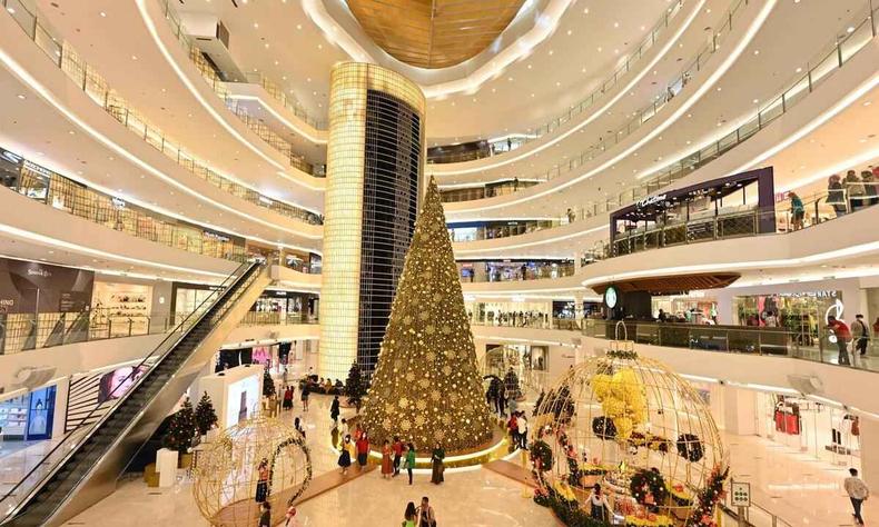 Imagem meramente ilustrativa de um shopping 