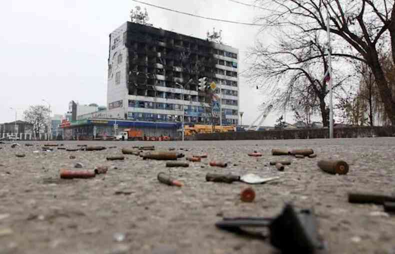 Ataque a prédio da imprensa em Grozni, capital da Chechênia