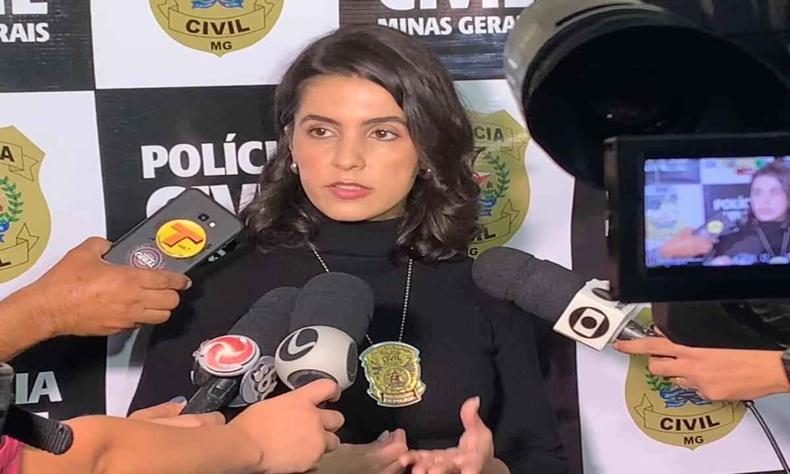 Delegada de polcia Danielly Muniz, da Delegacia Especializada em Crimes Contra a Vida