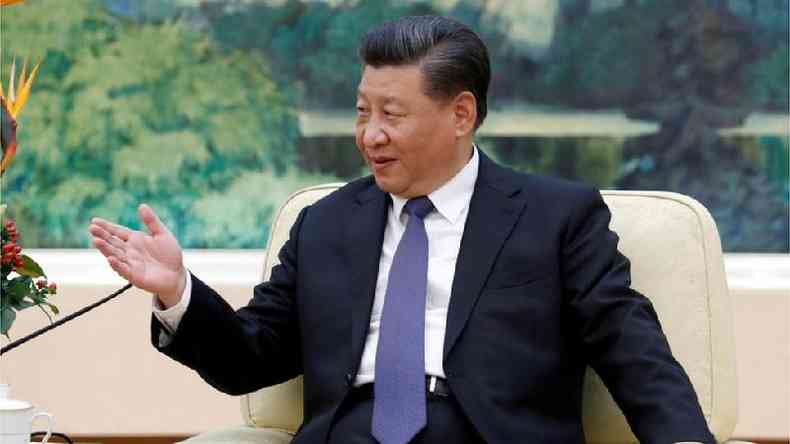 Presidente da China visitou o Brasil em 2019, quando ocorreu tambm a cpula do BRICS(foto: Reuters)
