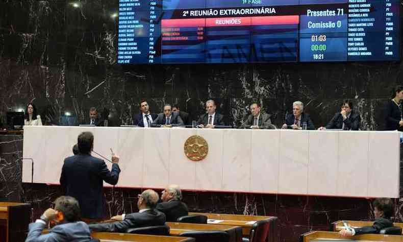 Na Assembleia, a expectativa  que a reeleio se mantenha acima dos 60%(foto: Guilherme Dardanhan / ALMG divulgao)